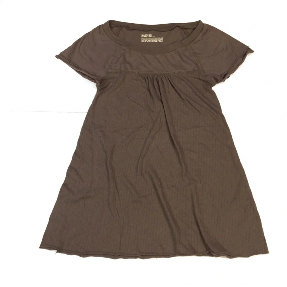 WS129 Mossimo Supply Co Raw Edge Shirt Top S